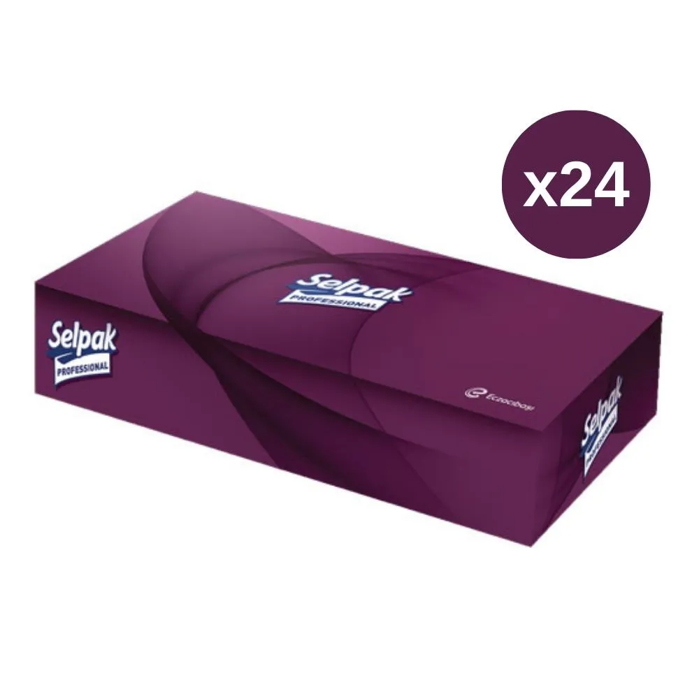 [7906621] Selpak Professional Extra Kutu Mendil 80 Li 24 Paket